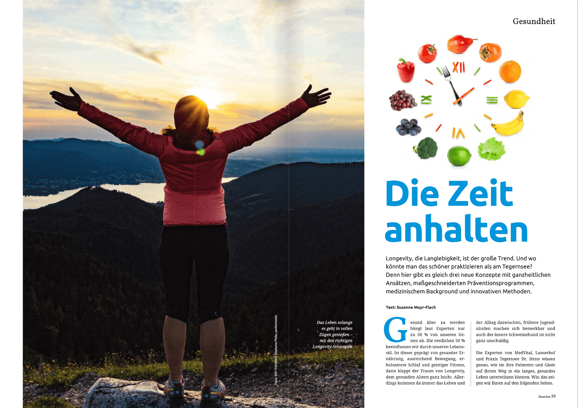 Seeseiten Artikel Seite 1 - Die Zeit anhalten: Longevity-Strategien am Tegernsee